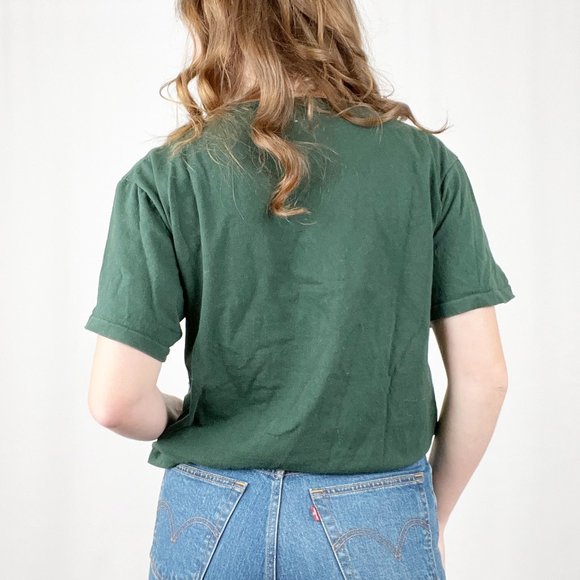 Vintage Canadian Embroidered Oversized T-shirt Ottawa Canada Maple Leaf Tree Tee - Picture 3 of 7